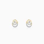 Gold Rosalie Lab Grown Diamond Stud Earrings