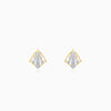 Gold Minimal Lab Grown Diamond Stud Earrings