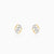 Gold Glam Lab Grown Diamond Stud Earrings