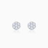 Gold Bud Lab Grown Diamond Earrings