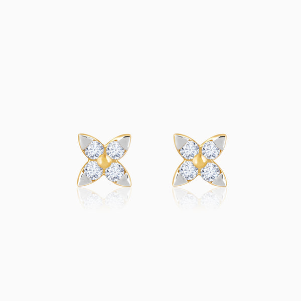 Gold Petite Lab Grown Diamond Earrings
