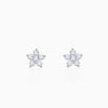 Gold Star Lab Grown Diamond Earrings