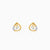 Gold Plucky Lab Grown Diamond Earrings
