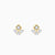 Gold Triad Lab Grown Diamond Stud Earrings