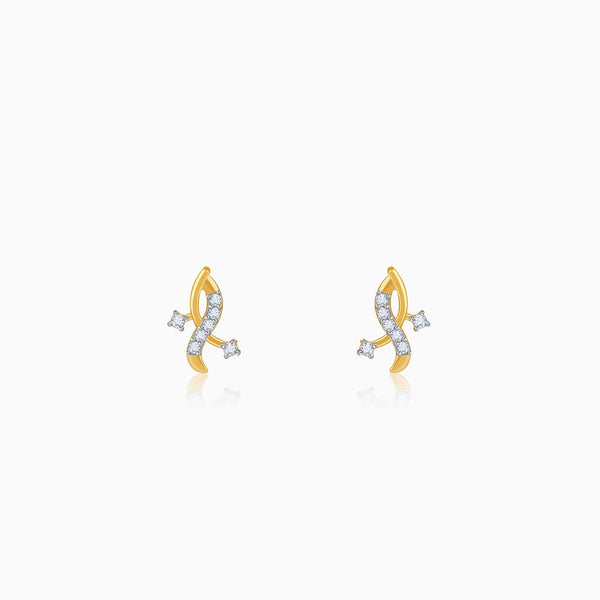 Gold Enchanted Lab Grown Diamond Studs