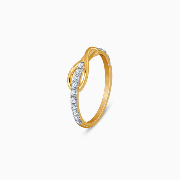 Gold Regal Rise Lab Grown Diamond Ring