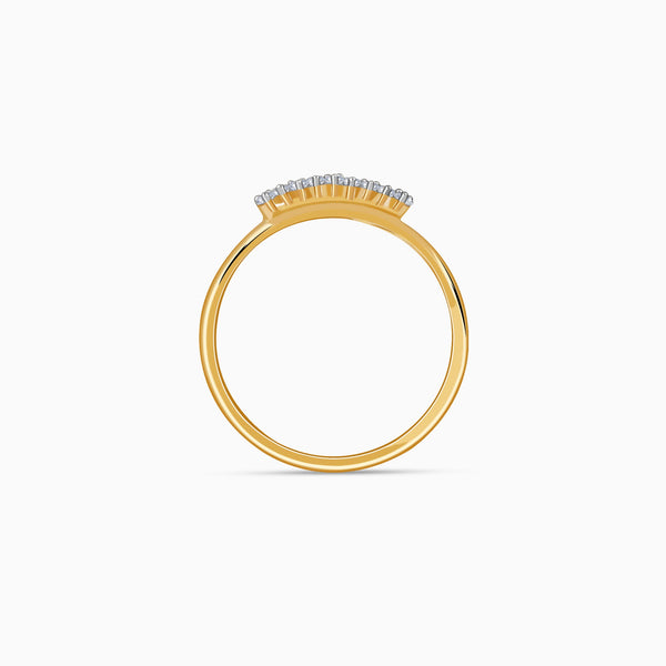 Gold Dawn Whisperer Lab Grown Diamond Ring