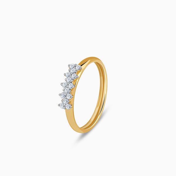 Gold Dawn Whisperer Lab Grown Diamond Ring