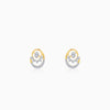 Gold Rosalie Lab Grown Diamond Stud Earrings