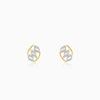 Gold Glam Lab Grown Diamond Stud Earrings