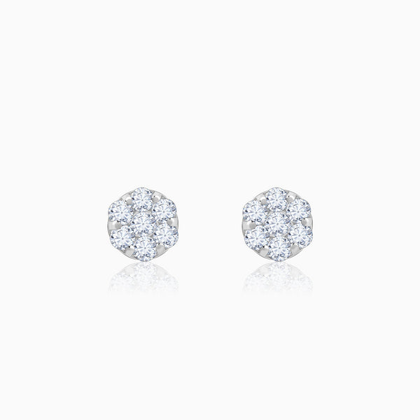 Gold Bud Lab Grown Diamond Earrings