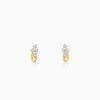 Gold Intertwine Glow Lab Grown Diamond Earrings