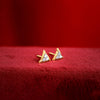 Gold Trio Lab Grown Diamond Earrings