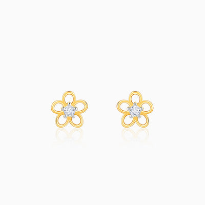 Gold Always Spring Lab Grown Diamond Earrings