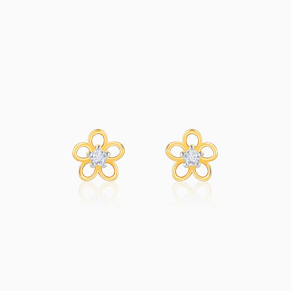 Gold Always Spring Lab Grown Diamond Earrings