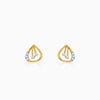 Gold Plucky Lab Grown Diamond Earrings