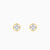 Gold Cute Lab Grown Diamond Stud Earrings