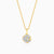 Gold Twirl Lab Grown Diamond Pendant