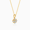 Gold Glint Lab Grown Diamond Pendant