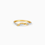 Gold Style Sparkle Lab Grown Diamond Ring