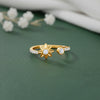 Gold Bloom Glow Lab Grown Diamond Ring